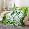 Rajakasablanca Sports Club  Print Flannel Blanket, High Quality Comfortable for All Seasons, Home Decor, Warmth and Comfort