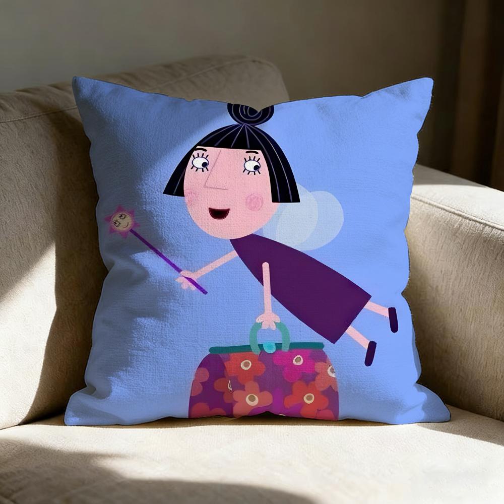 Ben En Holly's Kleine Koninkrijk Kussensloop Kussensloop, Dubbelzijdig Bedrukt, Bankkussen, Slaapkamer Hoofdeinde Kussen 50x50cm