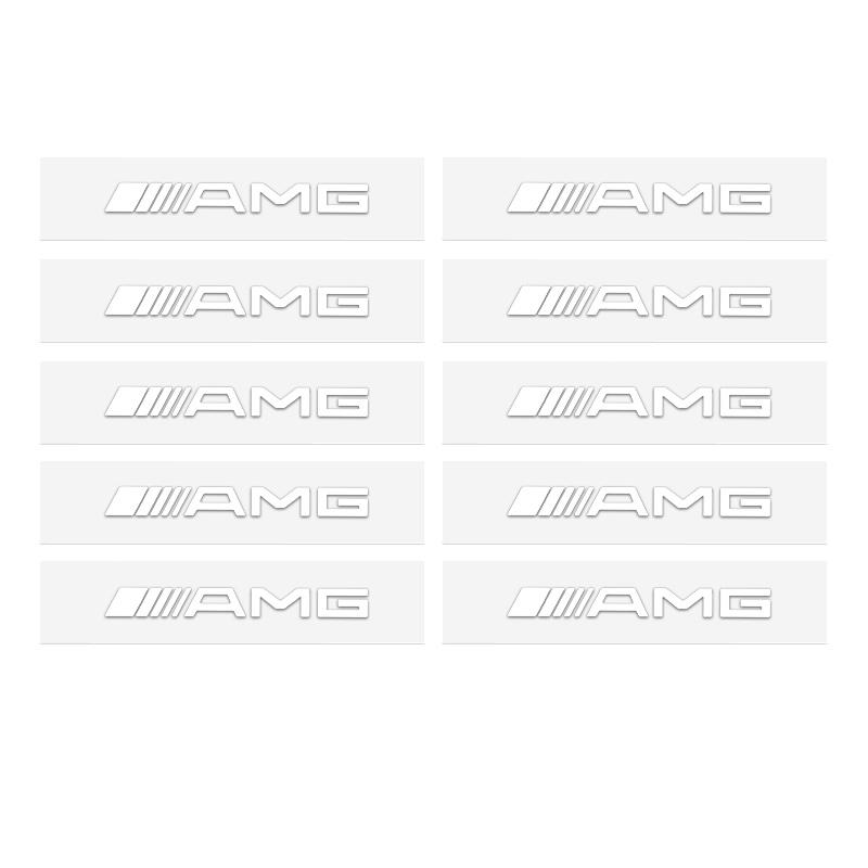 Car Interior Sticker Creative Emblem Badge Sticker Waterproof For Mercedes Benz AMG W204 W205 W203 W211 W212 W213 W201 W210 W124 EK8