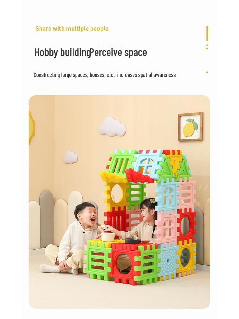 Happy Blocks: Extra Large Sensory Construction Set for Kids