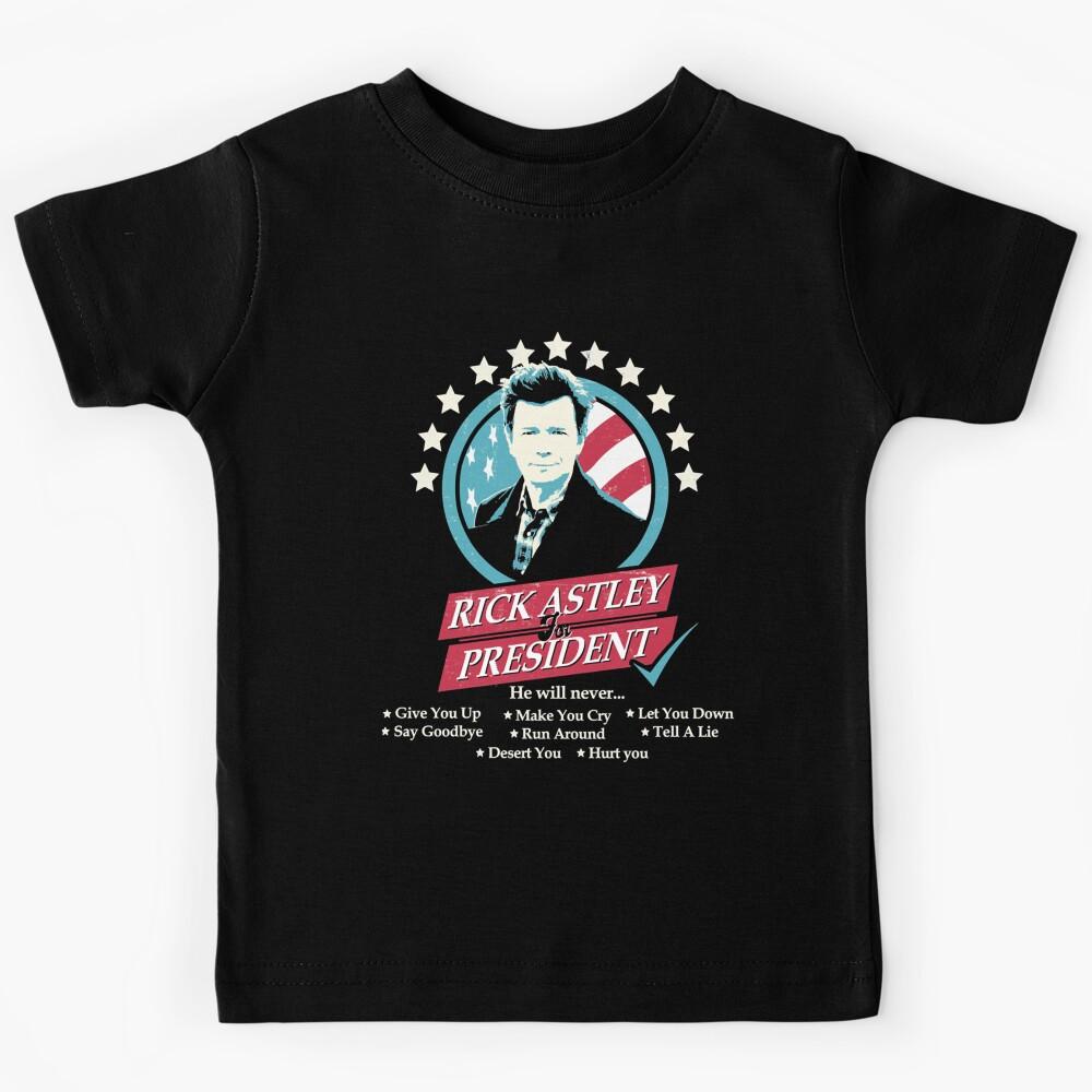 Lover Gift Rick Astley For President Halloween Kids T-Shirt 160