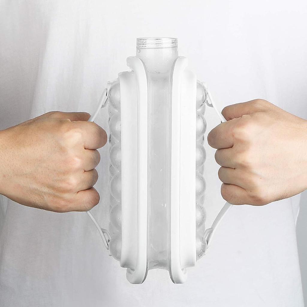 2 In 1 Portable Folding Ice Ball Maker Kettle Ice Hockey Pot Whiskey Cocktail Ice Cube Mold Freezer Making Mold Kitchen Tool