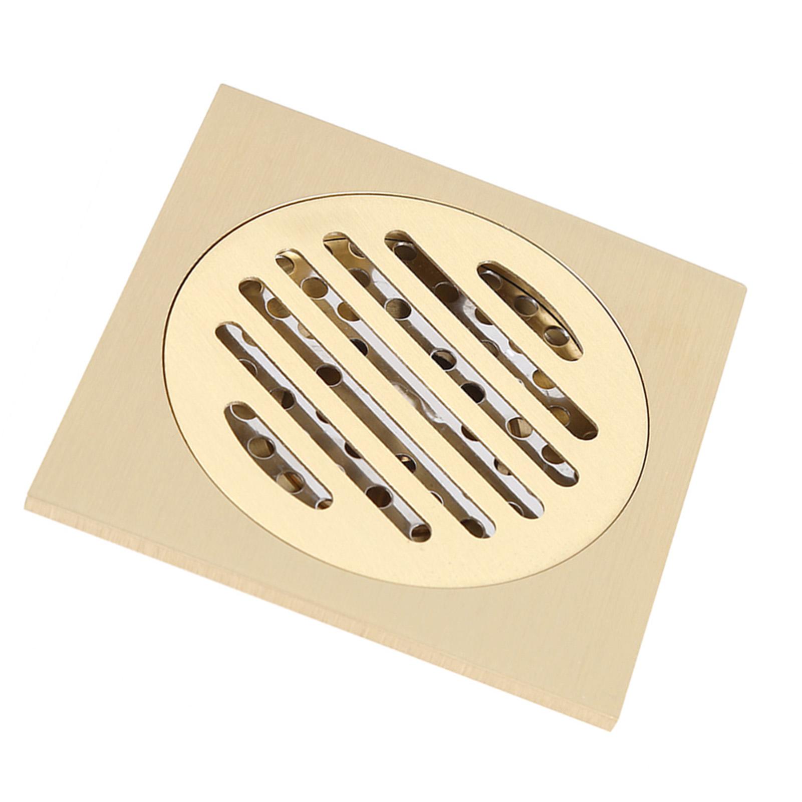

Floor Drain,Bathroom Shower Waste Grate Brass Constructed Strainer Home Attachment