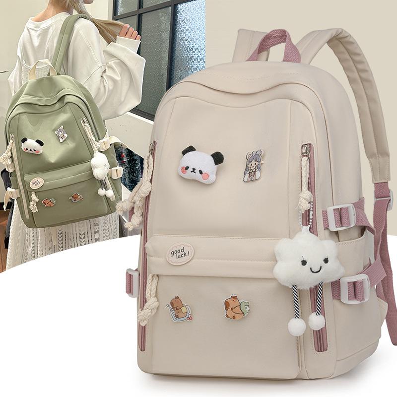 Schoolbag, Cute Girl, Elementary and Middle School Student, Large Capacity Backpack, New Backpack, Men's Book Bag, SchoolBag