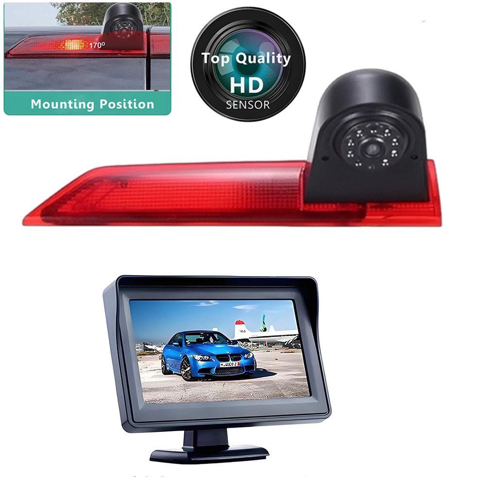 Rückfahrkamera & 4,3" Monitor für Ford Transit – HD Bremslicht Rückfahrbild