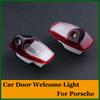 2pc Car LED Welcome Light For Panamera 970 Boxster 986 987 Cayman 911 996 997 Door Projector Atmosphere Lamp Car Decorations