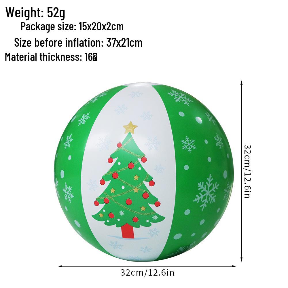 PVC Inflatable Transparent Beach Ball with Blue Sequins for Water Play and Photo Props