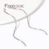 Earrings Making Supplies 18K Gold Plated S Shape Wavy Earwire Earring Charms Connector For DIY Jewelry Accessories