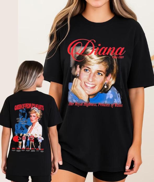 Vintage Diana Princess Of Wales T-Shirt – Vintage Princess Diana T-Shirt 2XL