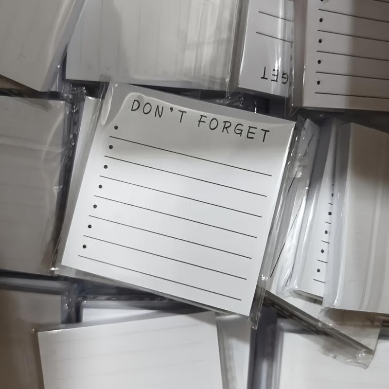 100 Feuilles Post-it Auto-adhésifs, Rappel Étude Mémo, Journal de Lecture Portable, Convient pour la Planification, l'Usage Domestique et de Bureau