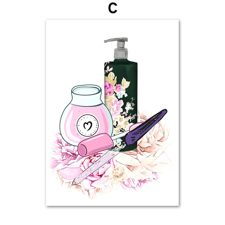 Nagel Salon Studio Galerie Nordic Poster Luxus Lange Nagel Wand Kunstdruck Leinwand Malerei Schönheit Decor Bilder Für Wohnzimmer