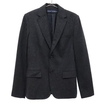 Made In Japan Wool Blend Tailored Jacket 9 Gray Women Used