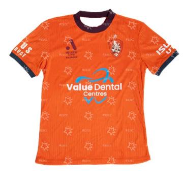 First Division Brisbane Roar home football jersey 3D printing autumn sports quick-drying men's T-shirt children's clothing