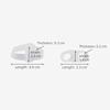 1 Pair Silicone Two Hole Toe Separator Comfortable Breathable Bunion Corrector Relieve Pain Toe Protector