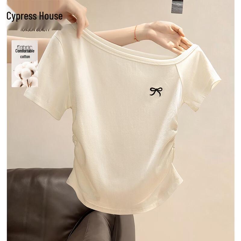 

Sibaisha Women s Solid Pleated T-shirt L