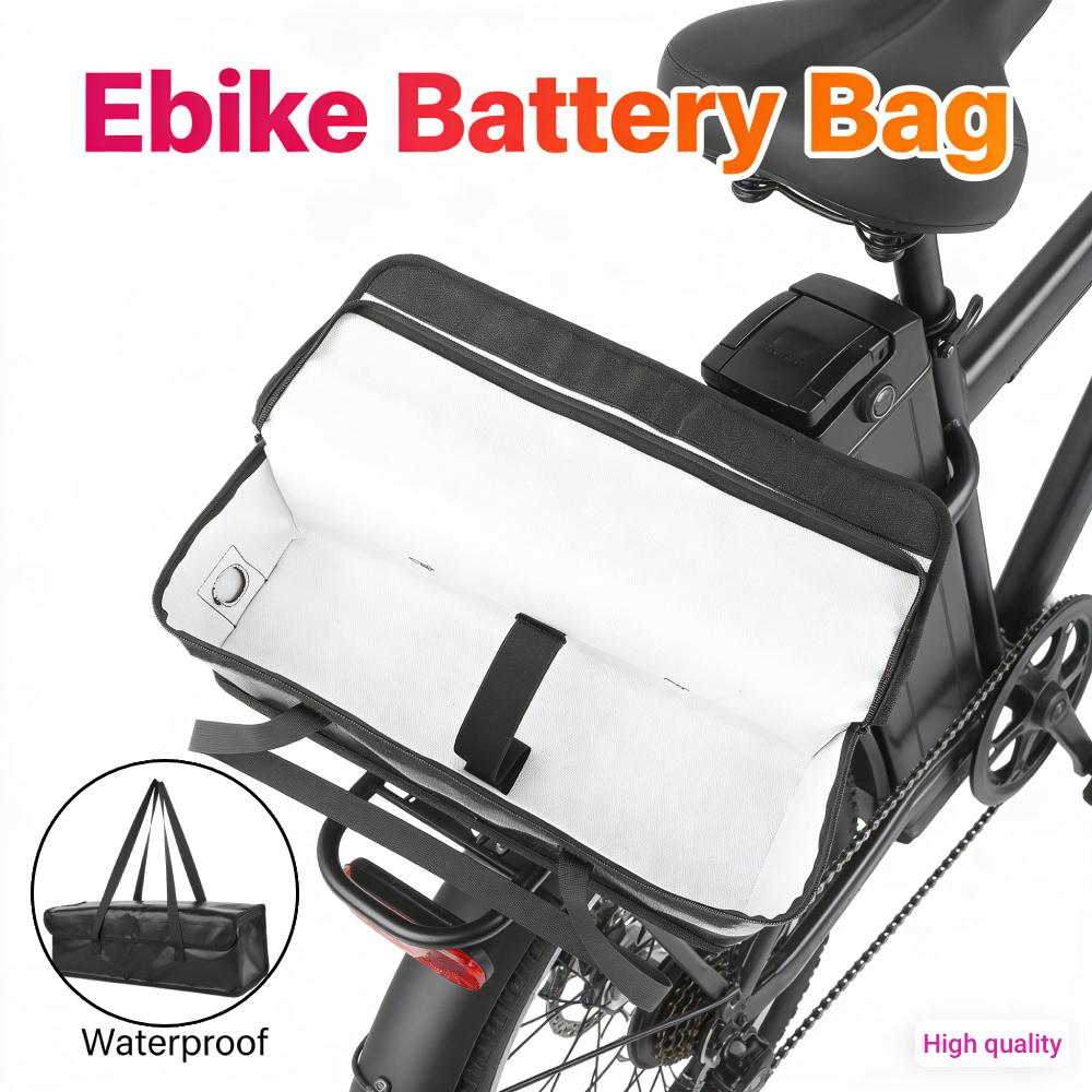 Ebike Battery Bag Fireproof Battery Bag Large Capacity Battery Safe Bag Waterproof Battery Transport Bag for Storage Transport
