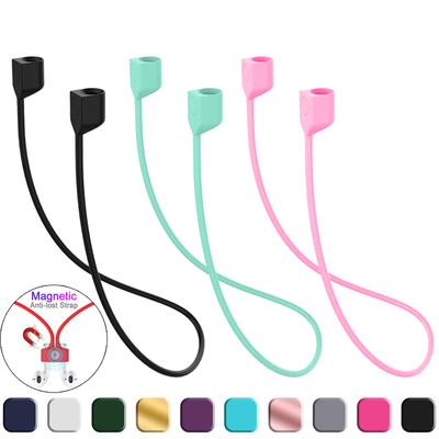 Soft Silicone Anti Lost Magnetic Rope Earphones for Apple Airpods 2 1 3 Air Pods Pro Bluetooth Wireless Headphone Earbuds Strap