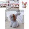 Charming Cartoon Plush Donkey Doll Keychain Custom Company Gift Fluffy Material 12cm