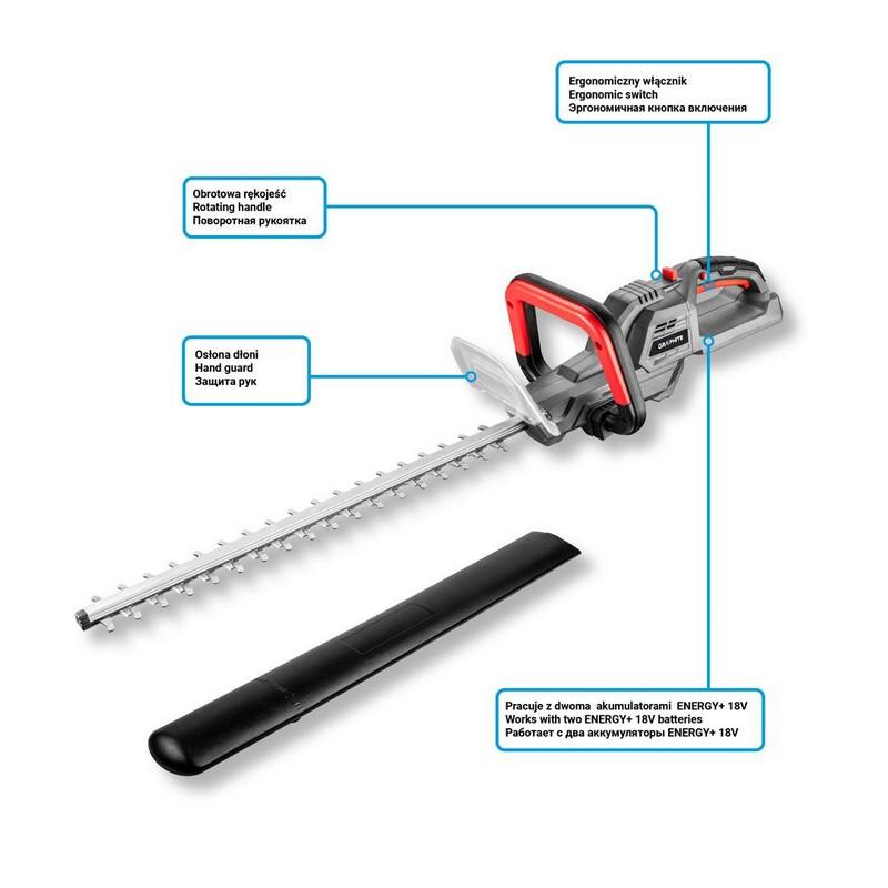 BATTERY HEDGE TRIMMER 36V ENERGY+ - T 58G042