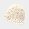 Cappello a secchiello all'uncinetto floreale da donna - Pullover in stile etnico con laccetto a nappa