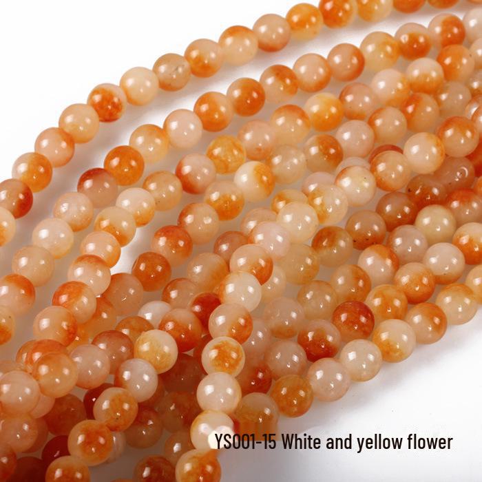 Round Agate Jade Cheongsam Button Beads 10mm