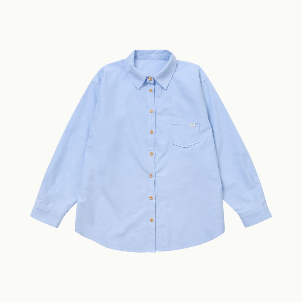 CHIQUITA Loose Shirt (Oxford) Sky 241301Ssk