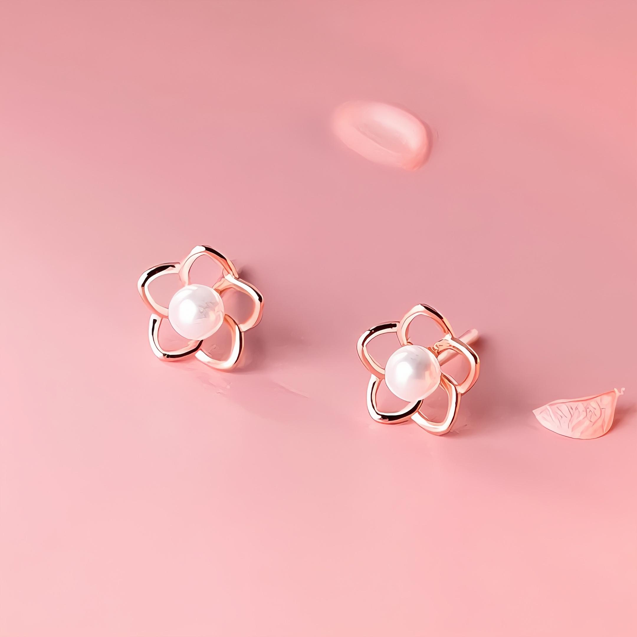 

Lightweight Fake Pearl Earrings, Comfortable Versatile Daily Wear, Perfect Party Jewelry & Valentine Gift for Women, 1 Pair золотистий
