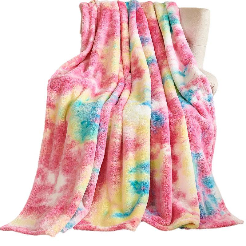 

Одеяло Tie-Dyed Arctic Velvet Nap — чехол для дивана и вариант подарка 100x150cm