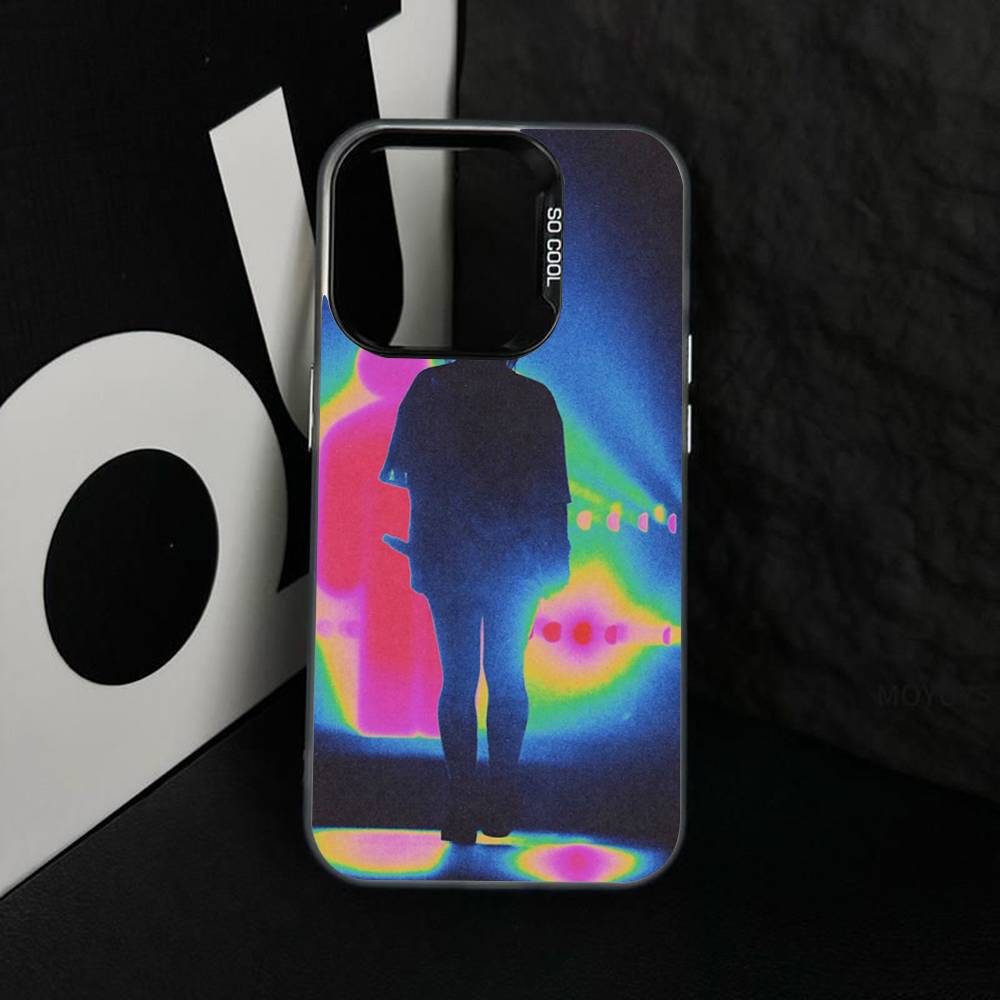 Hit Me B-BillieS Eilish Colorful Phone Case Silver Suitable For iPhone 12 11 13 14 15 16 17 Max Pro Plus X XR XS