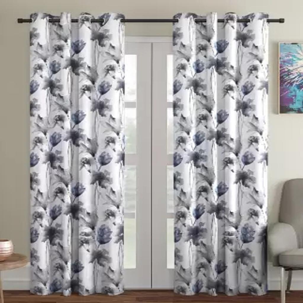 

Тканевые шторы с зеленым цветочным принтом для детей, для мальчиков и девочек, для спальни, гостиной, синие/розовые, Cortinas, драпировка на заказ, драпировка на заказ 100W130H(CM)40x51in&Grommet Top