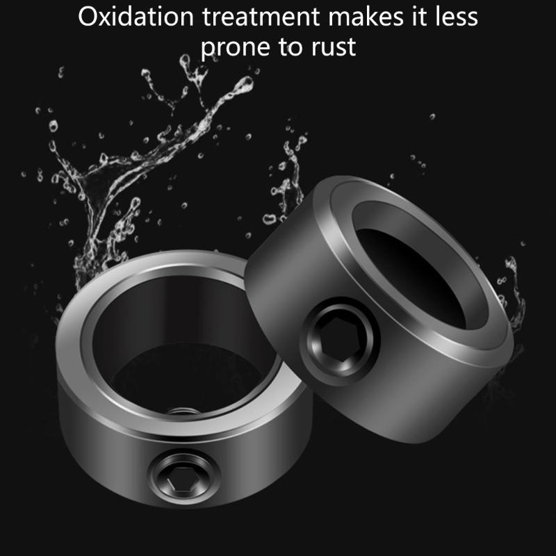 8Pcs High Hardness Depth Stop Collar Kit with Wrench for Woodworking Ceramic Wall and Plastic Drilling Applications