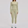 Yoga suit grinding tight sports and leisure suit women's outdoor running fitness suit