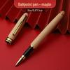 Retro Bamboo & Metal Pen: High-End Ballpoint, Fountain, Signature for Business or Graduation Gifts