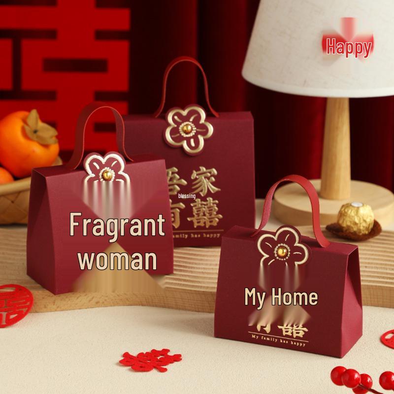 Elegant Large Wedding Candy Boxes 2025 - High-End Gift Bags