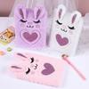 Cross-border Hot-selling Cute Rabbit Plush Notebook for Children's Stress Relief Gift A5 Business Student Diary Book China