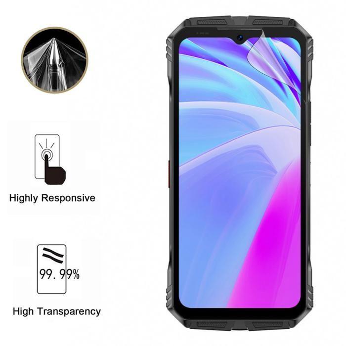 Screen Protector - Phonillico - Doogee V30 Pro - Pack of 2 - Ultra Thin - Scratch Resistant