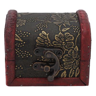 Multifunctional Retro Storage Box Hair Accessory Jewelry Storage Antique Wooden Organizer Case