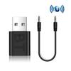 Bluetooth 5.0 Ses Alıcısı Mini USB 3.5mm Jack AUX Ses Otomatik MP3 Müzik Dongle Adaptörü Verici Kablosuz Klavye için FM Radyo Hoparlör