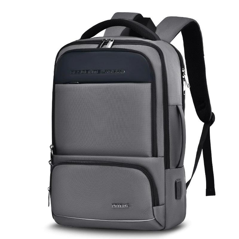 Prosty Plecak Biznesowy dla Mężczyzn, Modny Plecak Podróżny na Komputer na Podróże Służbowe oraz Plecak Szkolny dla Uczniów na Codzienne Dojazdy