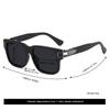 Luxury  Polarized Sunglasses Men Driving Shades Retro UV400 Mirror Square Sun Glasses for Men Summer Mirror Square Glasses