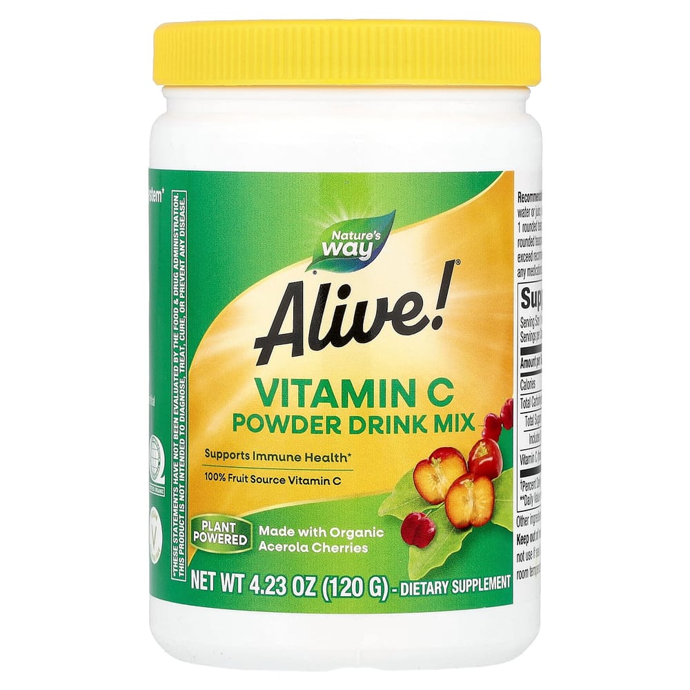 Nature's Way Alive! Fruit Sourced Vitamin C 120g (4.23 oz)
