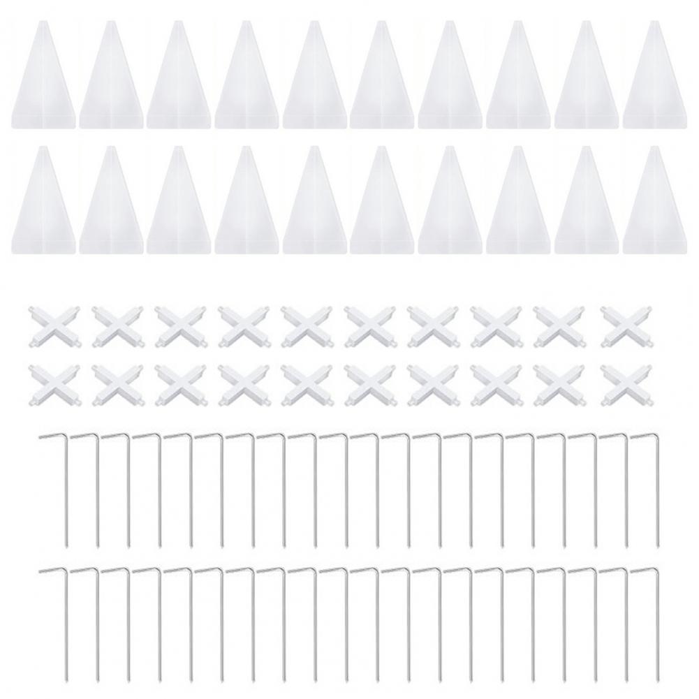 Pvc Plant Cover Garden Cloches for Plants Reusable Ventilated Plant Cloches with Metal Stakes Mini Greenhouse for Seedlings