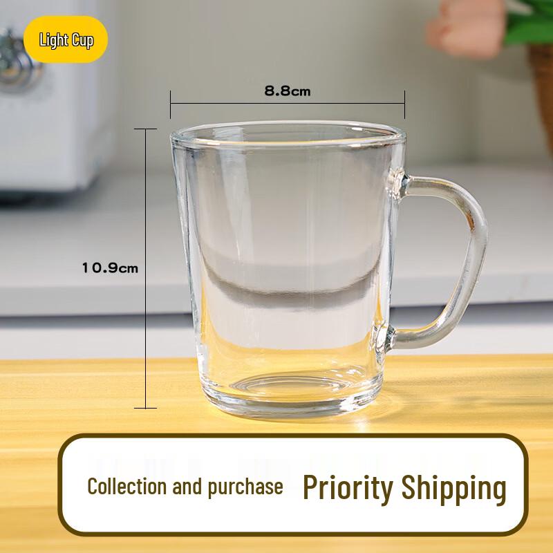 YOLCO Kids Heat-Resistant Glass Cup 350ml