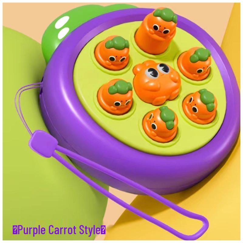 Radish Whack-a-Mole Baby Toddler Educational Decompression Toy for Parent-Child Interaction