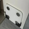 No-Drill Bathroom Storage Rack - Wall-Mounted Weight Scale Organizer with Strong Adhesive, Durable Plastic for Gym & Home