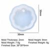 1/3PCS Keychain Pendant Silicone Mold DIY Moules Silicone Crystal Epoxy Resin Mold for Necklace Bracelet Jewelry Making Findings