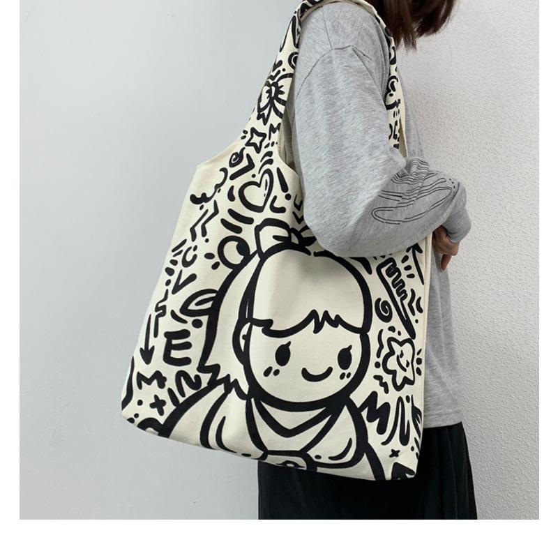 2025 New Canvas Bag Large Capacity Shoulder Bag Tote Bag