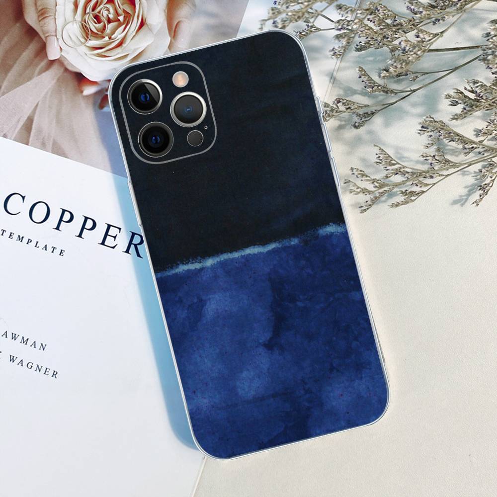 

Abstract Art M-Mark R-Rothko Phone Case For IPhone 11 13 16 12 17 14 15 Pro Max Plus Soft Clear Back Cover Coque iPhone 16 pro