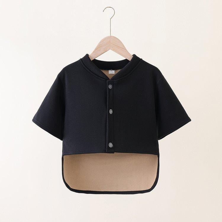 Velvet Maternity Cardigan: Shoulder & Waist Protection, Short Sleeve, Warm Sleepwear for Autumn & Winter