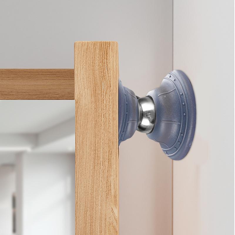 Stainless Steel Door Stop Door Magnetic Stopper Anti Collision Windproof Doorstop Door Suction Without Punching Door Stop